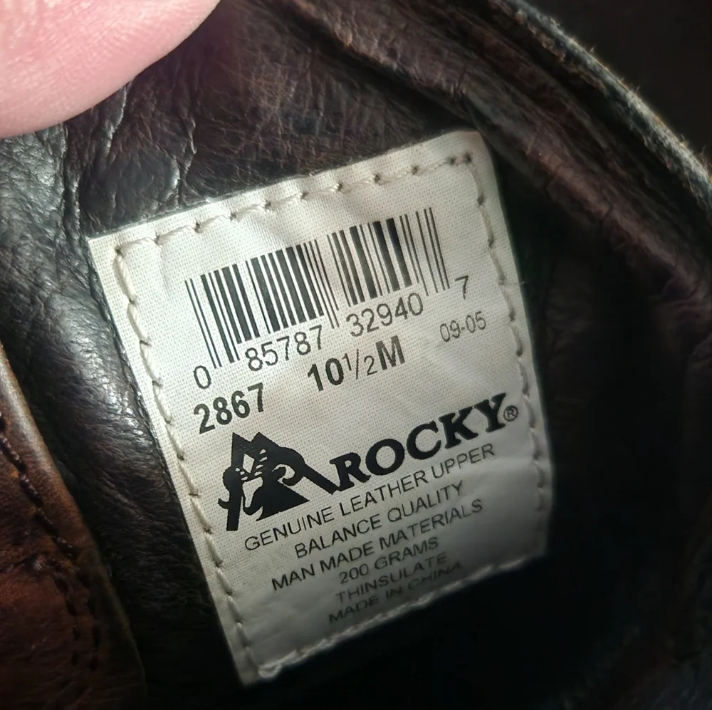 Rockies Original Ride Work Boot size 10.5M